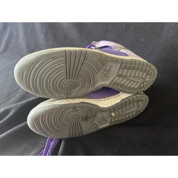 Nike Mens Dunk High Earthquake Basketball Shoes Purple CERTIFIED 2007 Size 9